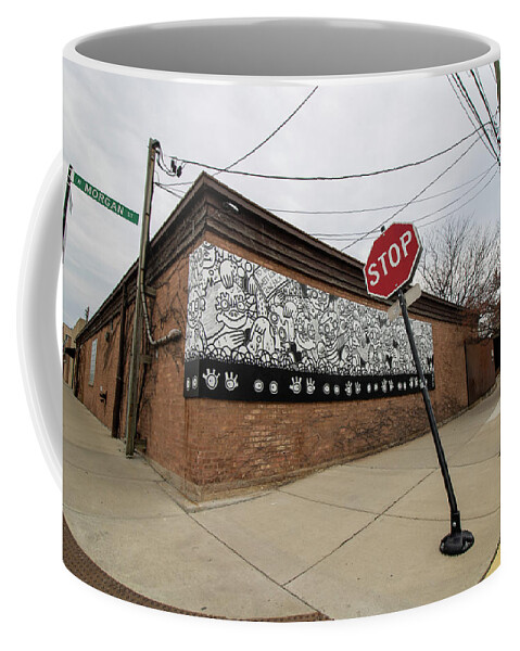 Stop Sign Coffee Mug featuring the photograph Art Stop by Britten Adams