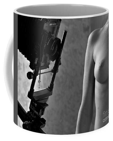 Artistic Coffee Mug featuring the photograph Artistic female nude photography v14 by Eran Turgeman Prints
