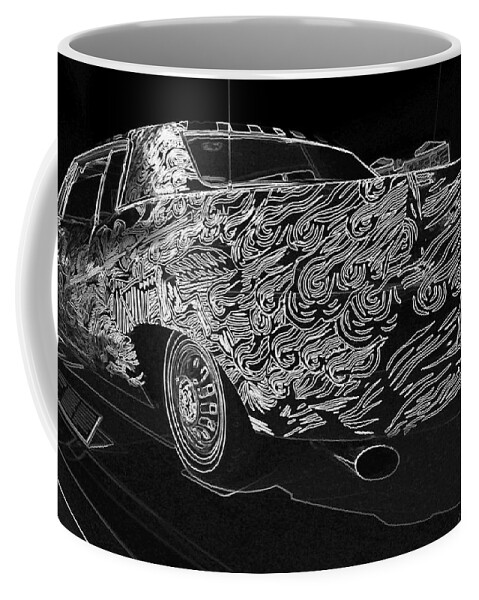 Car Coffee Mug featuring the digital art Artistically Designed by Karol Blumenthal