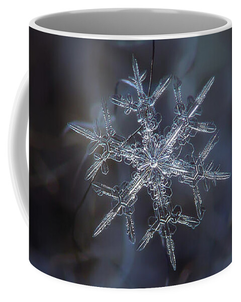 Snowflake Coffee Mug featuring the photograph Snowflake photo - Rigel by Alexey Kljatov