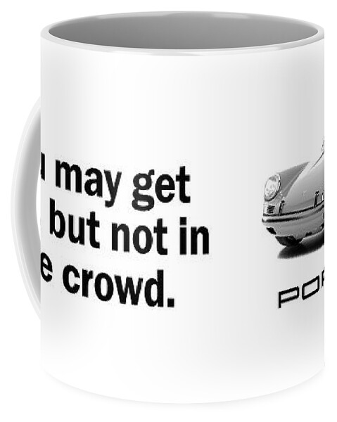 Porsche Coffee Mug featuring the photograph Lost In A Porsche by Mark Rogan