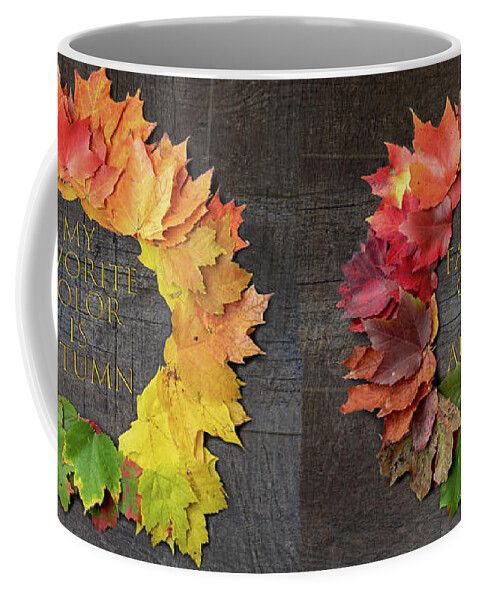 Autumn Foliage Massachusetts Coffee Mug featuring the photograph My Favorite Color is Autumn by Jeff Folger