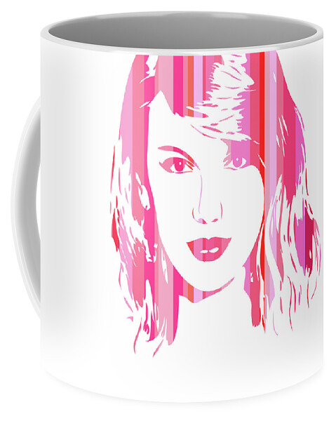 Taylor Swift - Pop Art Coffee Mug by William Cuccio aka WCSmack