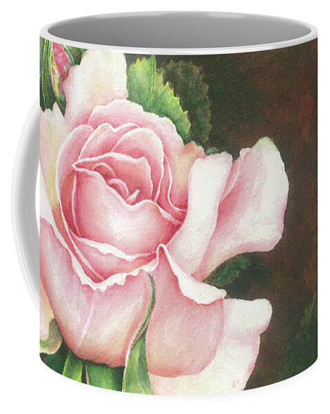 Rose Coffee Mug featuring the painting Grace by Lori Taylor