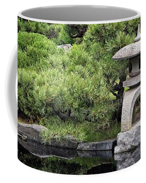 Trees Coffee Mug featuring the photograph Japanese Garden #1 by Loren Gilbert