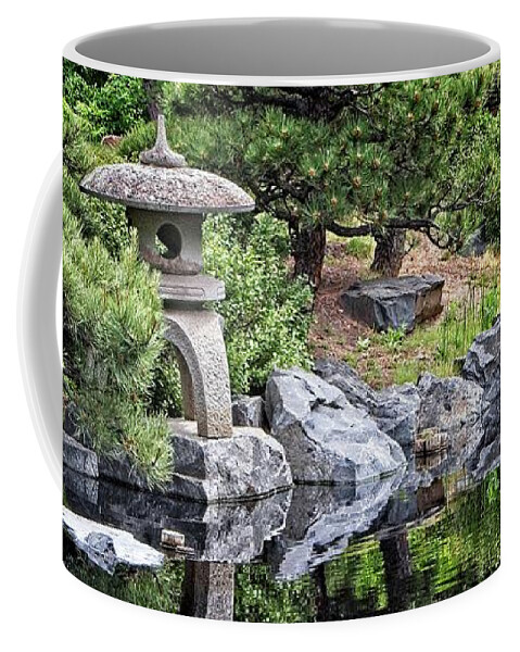 Trees Coffee Mug featuring the photograph Japanese Garden #3 by Loren Gilbert