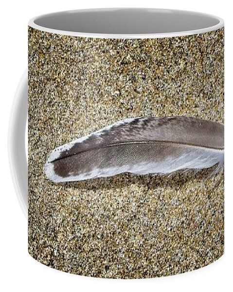 Grey Coffee Mug featuring the photograph Beach Still Life #5 by Loren Gilbert