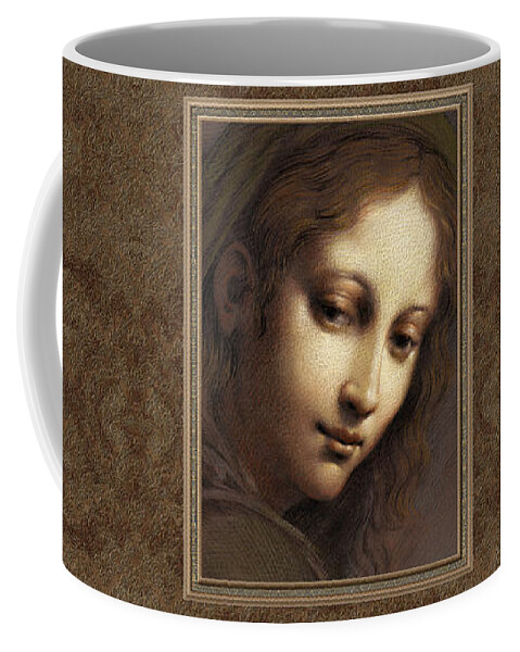 Madonna Coffee Mug featuring the pastel Madonna Study by Kurt Wenner