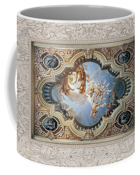 Fall Of Icarus Coffee Mug featuring the painting Fall of Icarus by Kurt Wenner