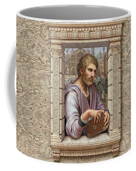 St. Mark Coffee Mug featuring the painting St. Mark by Kurt Wenner