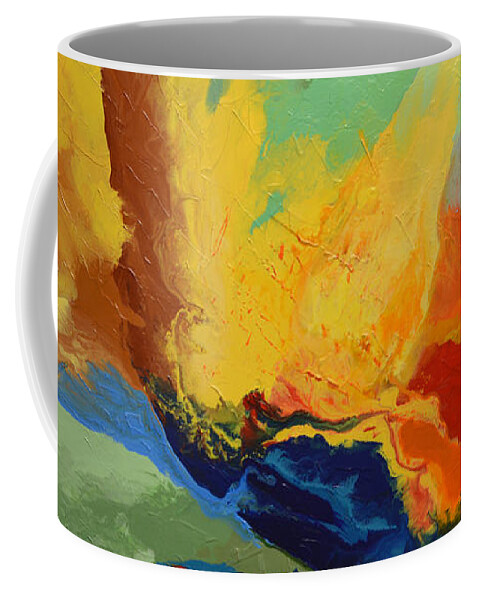  Coffee Mug featuring the painting Overcome by Linda Bailey