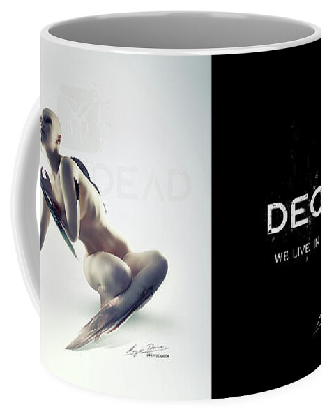 Argus Dorian Coffee Mug featuring the digital art Hybrid Assassin by Argus Dorian