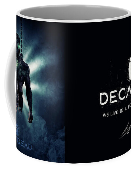 Argus Dorian Coffee Mug featuring the digital art The Decaydead Assassin by Argus Dorian