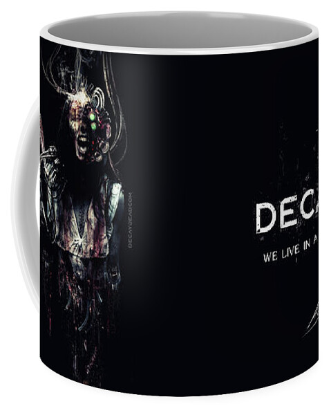 Decaydead Coffee Mug featuring the digital art Silent Screams by Argus Dorian