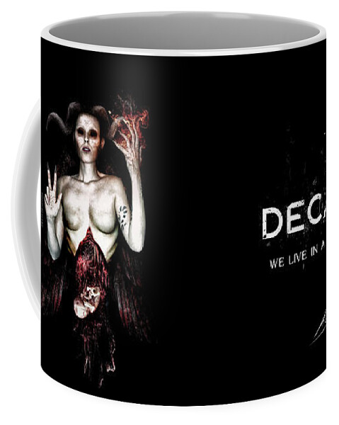 Dark Art Coffee Mug featuring the digital art The Birth of the Chosen One by Argus Dorian