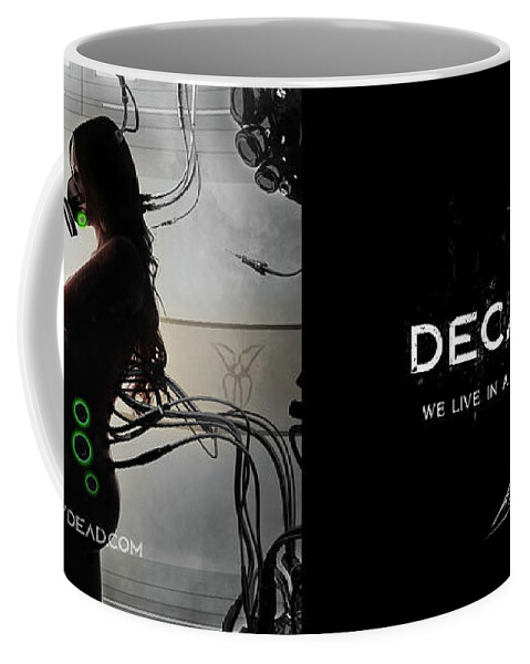 Argus Dorian Coffee Mug featuring the digital art The Mechanical birth by Argus Dorian