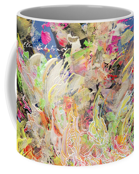Ellen Palestrant Coffee Mug featuring the painting Perceptual Illuminations by Ellen Palestrant