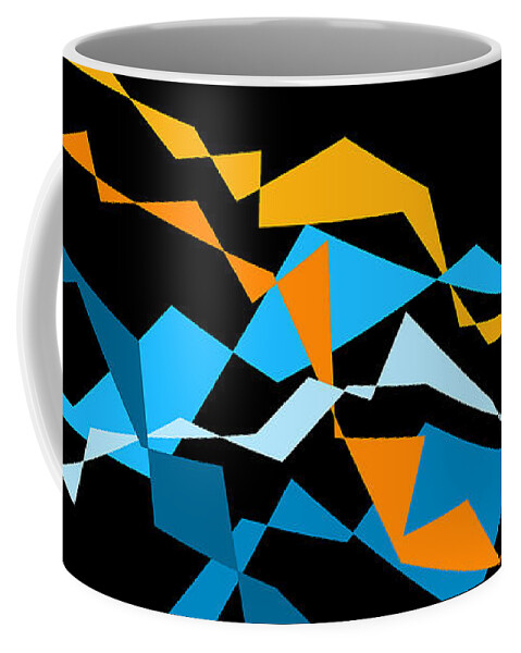 Into The Wind Coffee Mug featuring the digital art Into the Wind by Val Arie