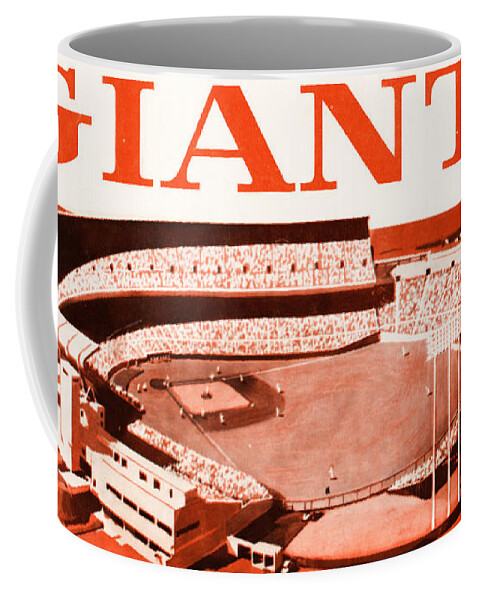 Candlestick Park Coffee Mug featuring the mixed media 1960 San Francisco Giants Candlestick Park by Row One Brand