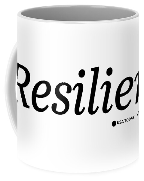 Usa Today Coffee Mug featuring the digital art Resilient Black by Gannett Co