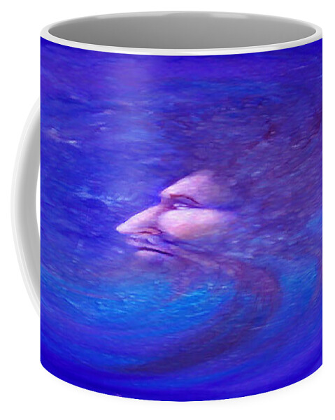 Time Coffee Mug featuring the painting Father Time by Kevin Middleton