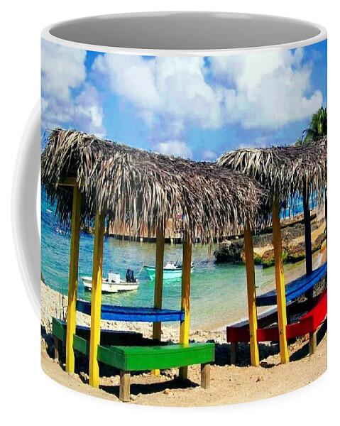 Aruba Coffee Mug featuring the photograph Aruba In Color by Judy Stepanian