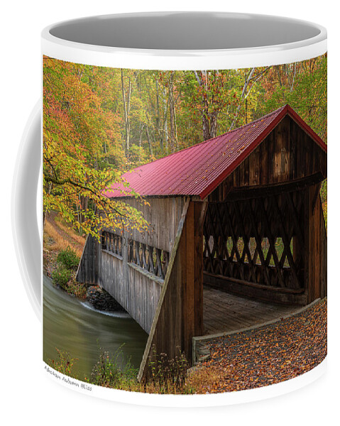 Autumn Coffee Mug featuring the photograph Ashokan Autumn Bliss The Signature Series by Angelo Marcialis