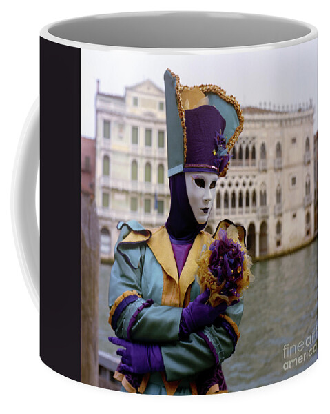 Carnevale Coffee Mug featuring the photograph At the Ca D'Oro by Riccardo Mottola