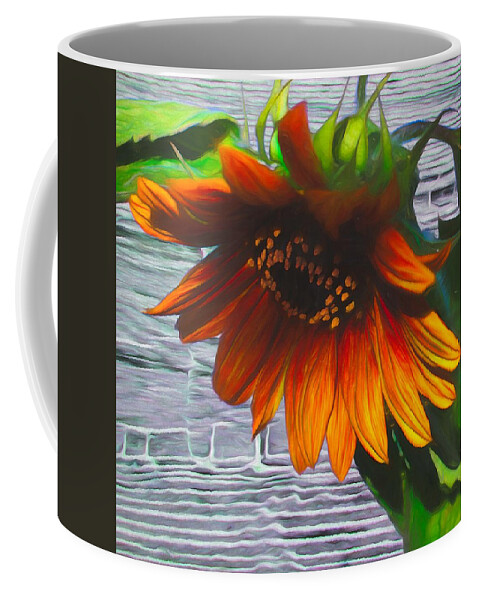 Old Barn Coffee Mug featuring the photograph Dedicated to the People of Ukraine by I'ina Van Lawick