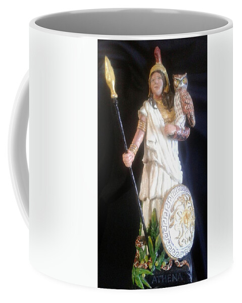  Coffee Mug featuring the painting Athena by James RODERICK