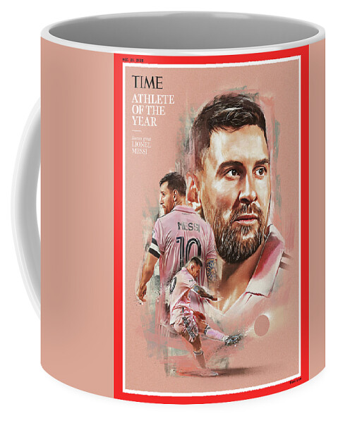 Lionel Messi Coffee Mug featuring the photograph Athlete of the Year-Lionel Messi by Neil Jamieson for Time
