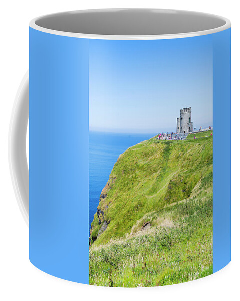 Ireland Coffee Mug featuring the photograph Atop the Cliffs by Edward Shmunes