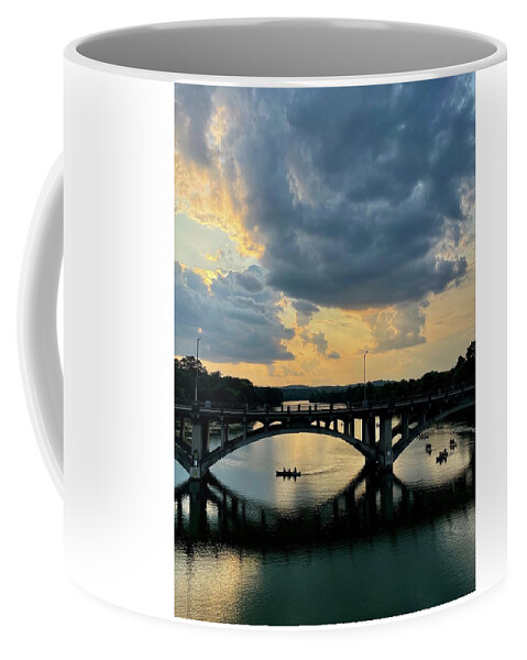 Austin Coffee Mug featuring the photograph Austin Town Lake Sunset by Tanya White