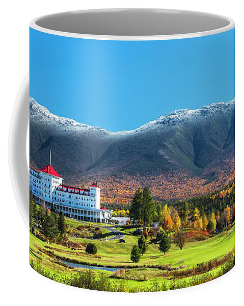 Autumn Coffee Mug featuring the photograph Autumn at the Mount Washington Crop by White Mountain Images