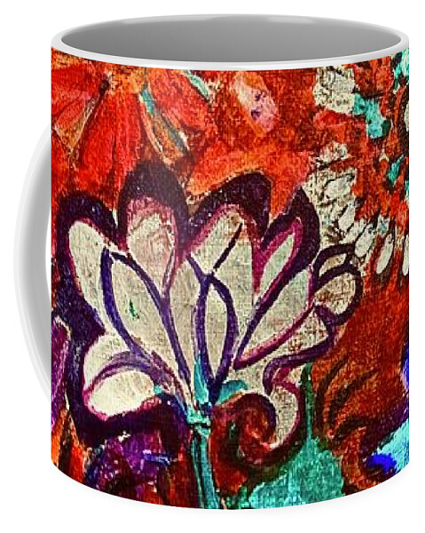  Coffee Mug featuring the painting Autumn Birthday by Tommy McDonell