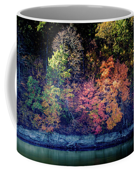 Bluff Coffee Mug featuring the photograph Autumn Bluffs by Allin Sorenson