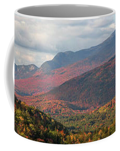 Autumn Coffee Mug featuring the photograph Autumn Franconia Notch Gateway by White Mountain Images