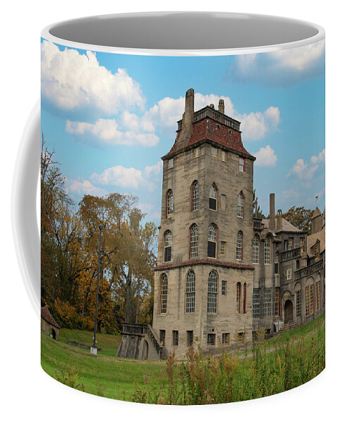 Autumn Coffee Mug featuring the photograph Autumn in Doylestown - Fonthill Castle by Bill Cannon