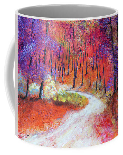 Autumn Coffee Mug featuring the painting Autumn in Kentucky by Mark Ross