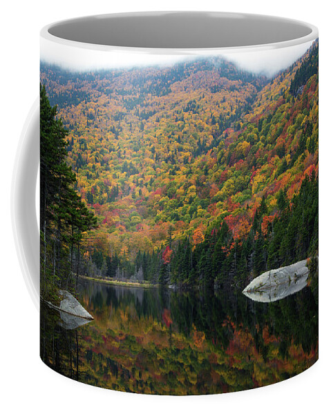 New Hampshire Coffee Mug featuring the photograph Autumn in Kinsman Notch by White Mountain Images