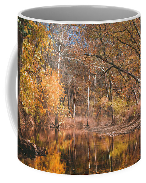 Fall Coffee Mug featuring the photograph Autumn in the Ozarks by Allin Sorenson