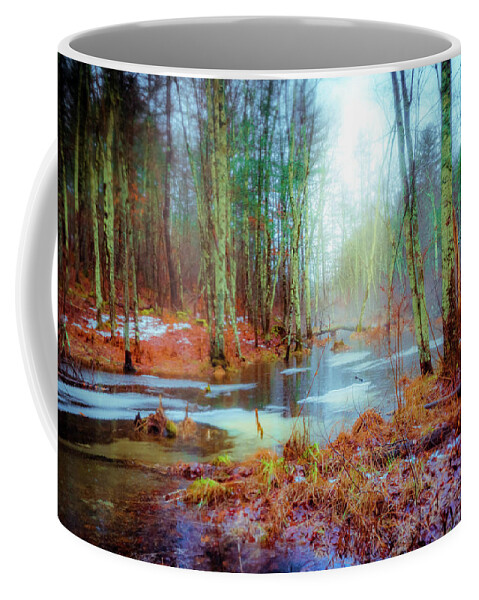 Winter Wonders Coffee Mug featuring the photograph Autumn morning by Lilia S