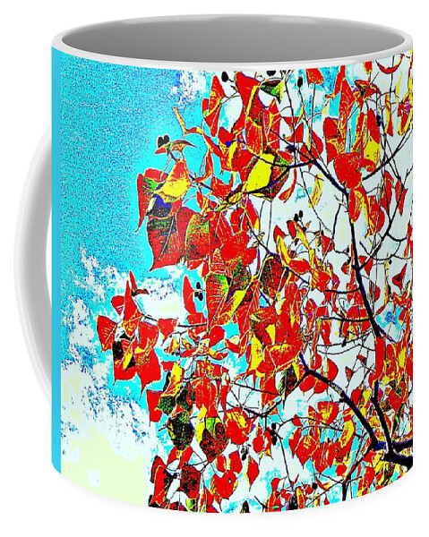 Autumn So Stylish Coffee Mug featuring the photograph Autumn So Stylish by VIVA Anderson