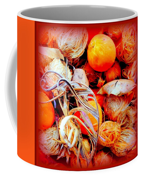 Autumn Coffee Mug featuring the photograph Autumn Windfall by VIVA Anderson