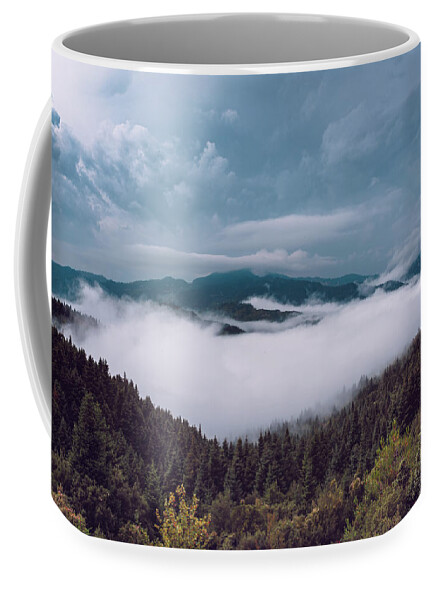 Tzoumerka Coffee Mug featuring the photograph Autumnal Senses by Elias Pentikis