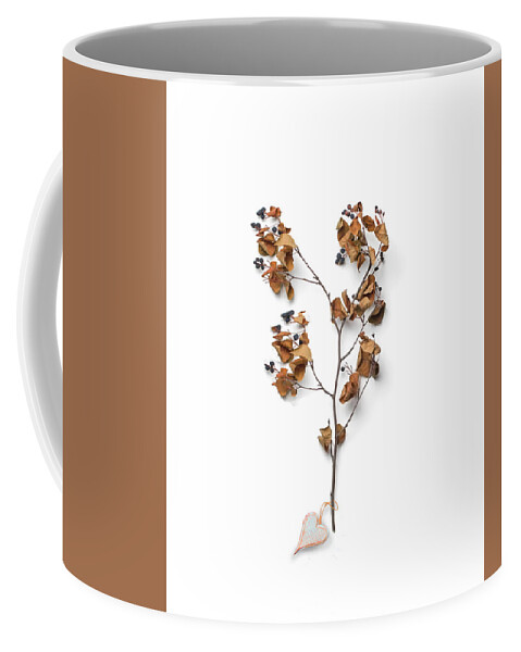 Mountains Coffee Mug featuring the photograph Autumn's Heart by Debra and Dave Vanderlaan