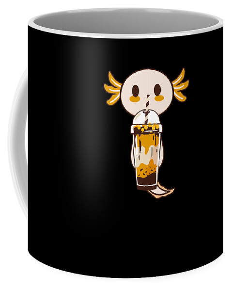 Axolotl Kawaii Boba Tea Gift Coffee Mug by Manuel Schmucker - Pixels