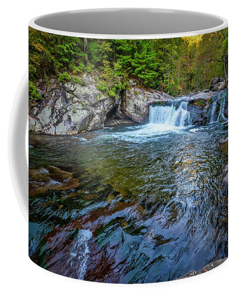 Tennessee Coffee Mug featuring the photograph Baby Fall pool by Andy Crawford