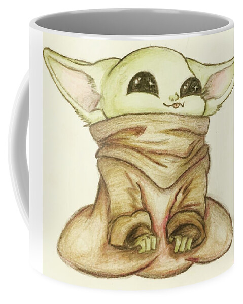 Baby Yoda Coffee Mug by Tejay Nichols - Instaprints