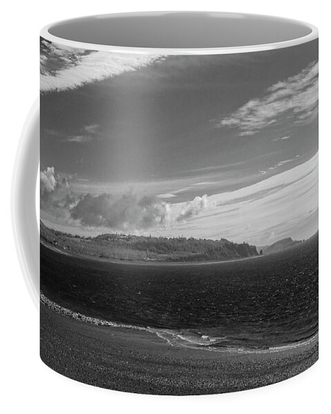 Infra Red Coffee Mug featuring the photograph Back towards Clark Head by Alan Norsworthy